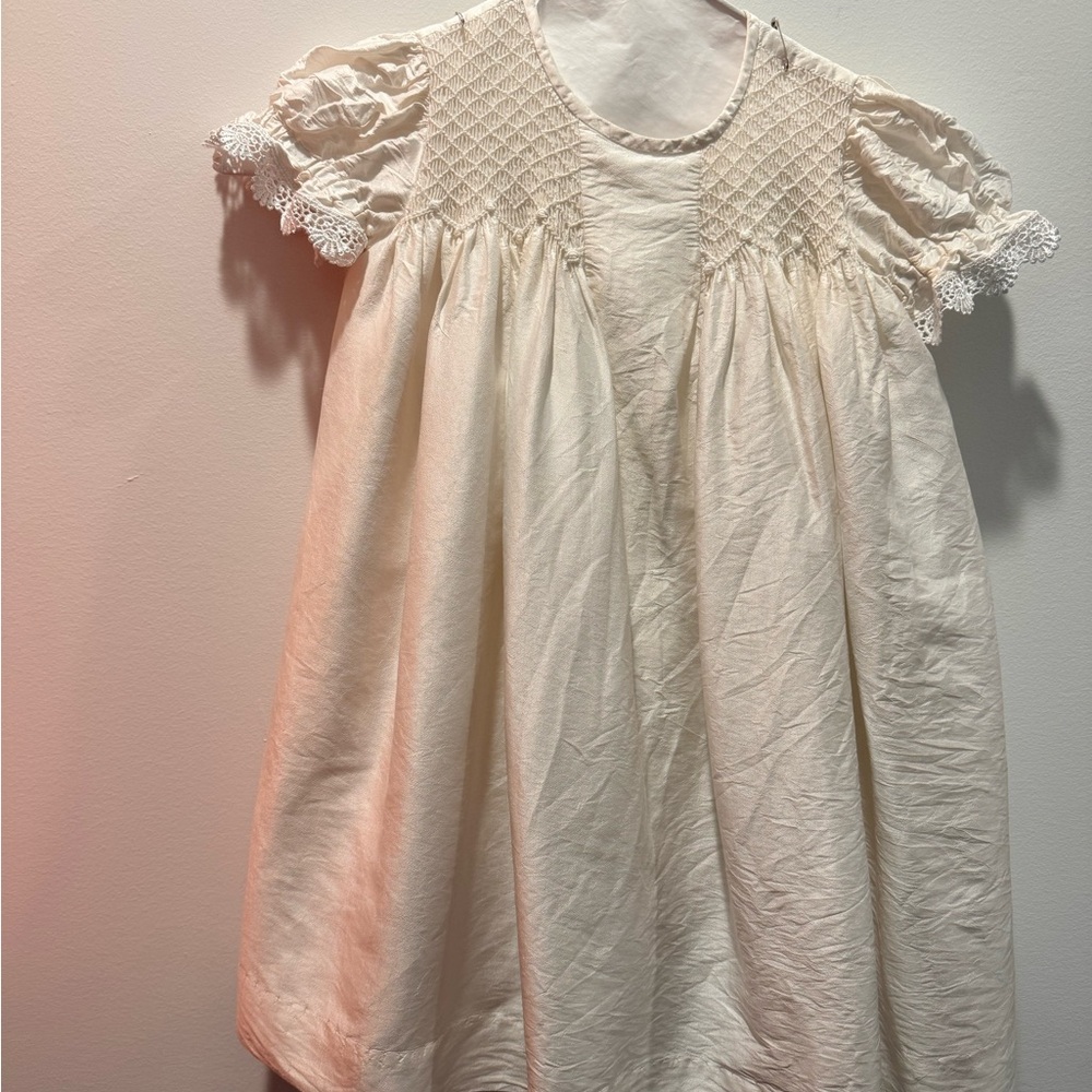 Strasburg Ivory Silk Children's Dress